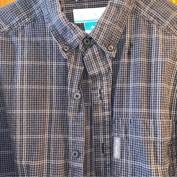Mens Columbia Long Sleeve Button Down Shirt Large - Picture 3 of 5
